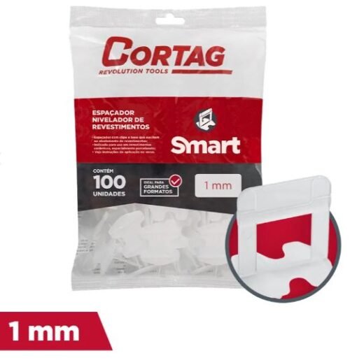 NIVELA PISO SMART CORTAG 1,0mm C/100 62105