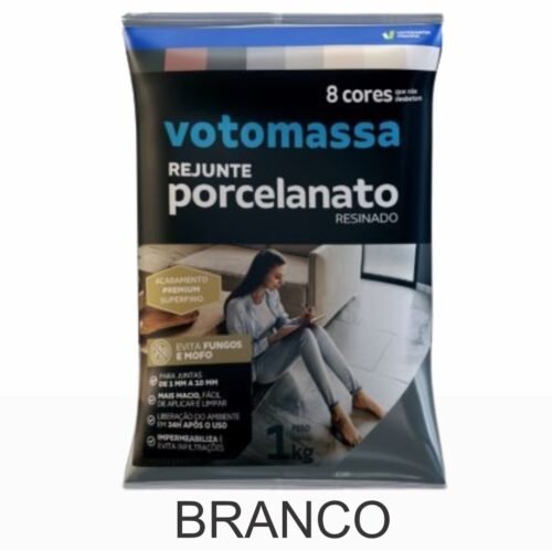 REJUNTE PORCELANATO RESINADO VOTORAN BRANCO 1KG#