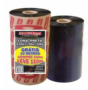 esmaga-913678 LONA PRETA 6 X 110M 45KG MAXILONA ROLO