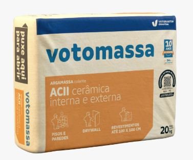 esmaga-914810-3 ARGAMASSA CERAMICA EXTERNA ACII (AC2) 20KG VOTORAN (PROMO)