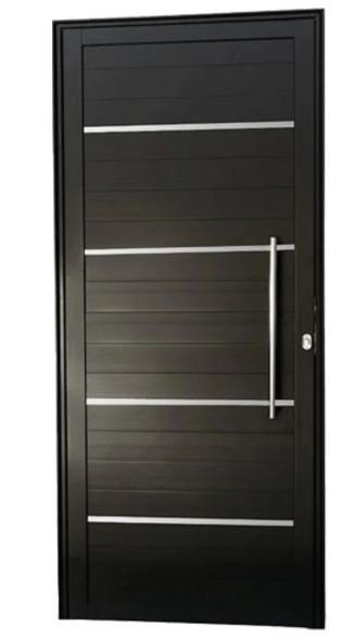 esmaga-914855 PORTA ALUMINIO PIVOTANTE COM FRIZO PRETA KING 210X110-D JP (ENC)