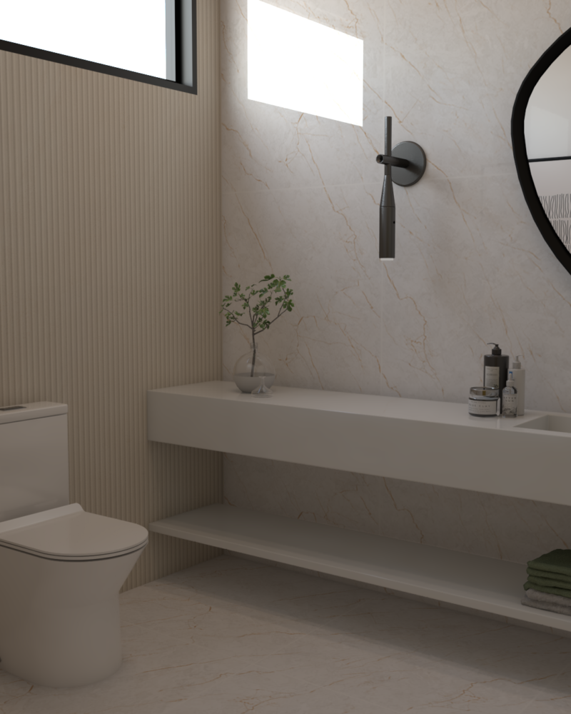PORCELANATO HD AURUM ICE ENDLESS POLIDO 81X81 GAUDI (2,64)