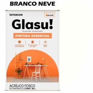 TINTA ACRILICA FOSCA GLASU PINTURA ESSENCIAL 18L BRANCO SUVINIL