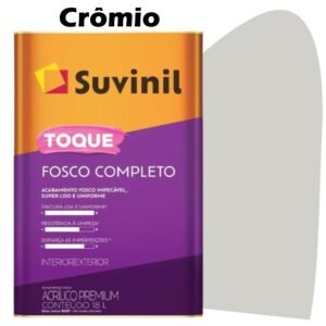 TINTA ACRILICA TOQUE FOSCO COMPLETO 16L (B161) CROMIO SUVINIL
