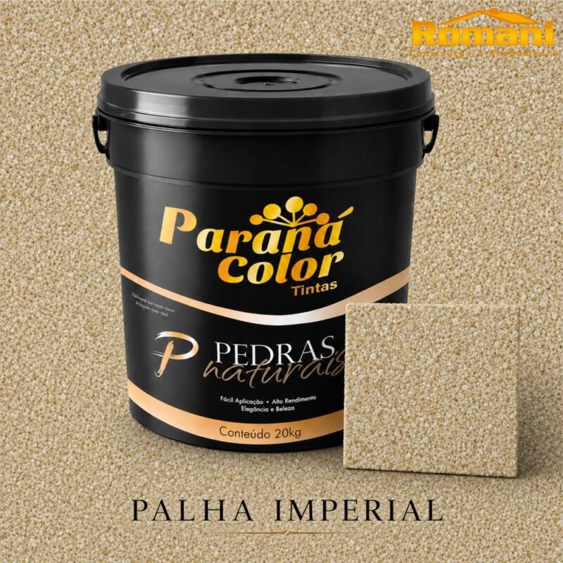 REVESTIMENTO ACRILICO PEDRAS NATURAIS 20KG PALHA IMPERIAL PARANA COLOR