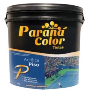 TINTA PARA PISO PREMIUM 16L ACRILICA FOSCA CINZA CHUMBO PARANA COLOR