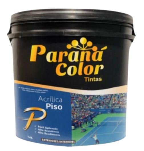 TINTA PARA PISO PREMIUM 16L ACRILICA FOSCA CINZA CHUMBO PARANA COLOR