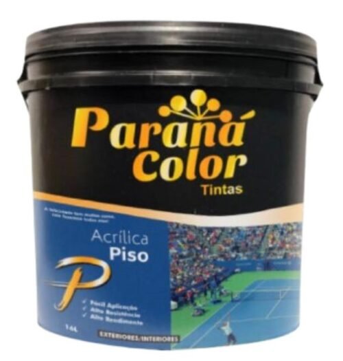 TINTA PARA PISO PREMIUM 16L ACRILICA FOSCA CINZA MEDIO PARANA COLOR