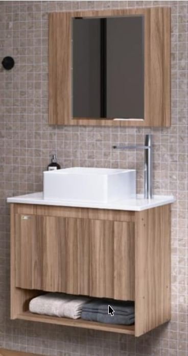 esmaga-916480 KIT GABINETE + ESPELHEIRA + CUBA QUINTO TREVISO 63CM RORATO